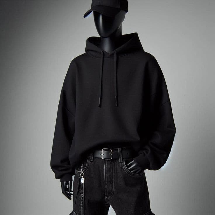 Premium Black Hoodie